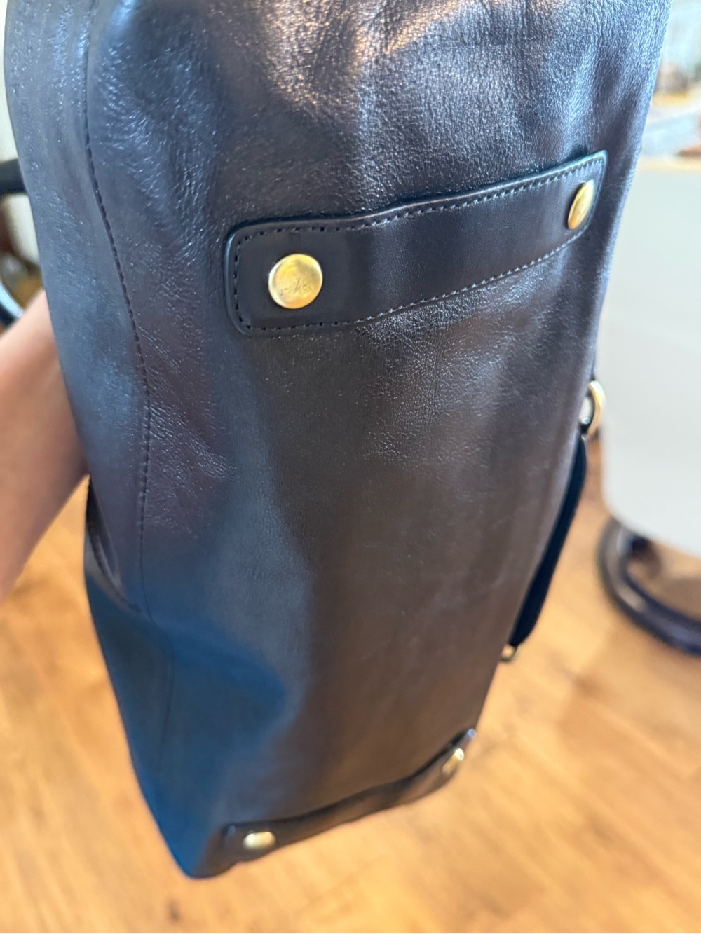 Authentic Coach Madison Black Leather Large Sabrina - Picture 5 of 7